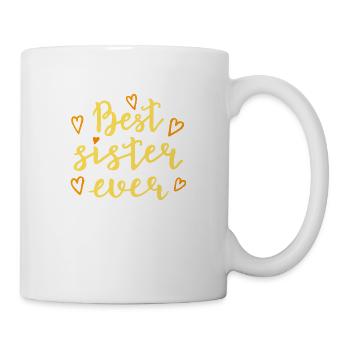 Best Sister Ever - Mug blanc - blanc - Droite