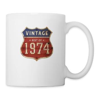 50 Years Old Vintage 1974 Limited Edition 50th - Mug - white - Right