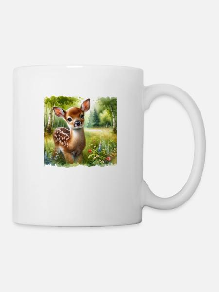 sweet fawn 1 - Tasse - Weiß