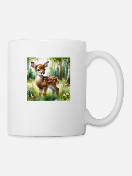 sweet fawn - Tasse - Weiß