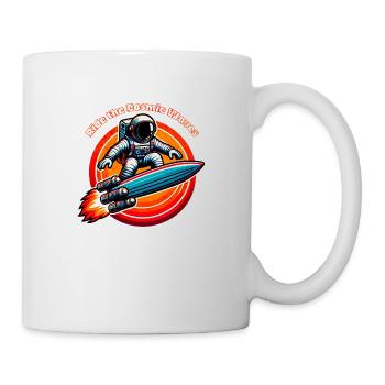 Surfing the Solar Winds Tee - Mug - white - Right