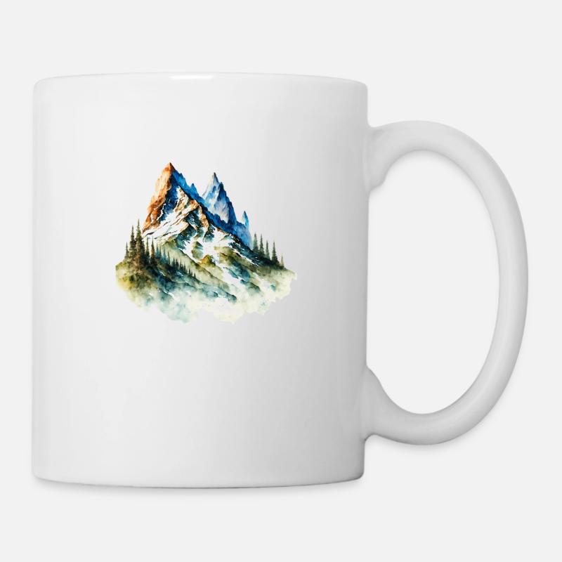 Erklimme die Berge - Tasse - Weiß