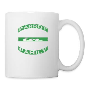 jokes joke fun parrot facts talking parrots cool - Mug - white - Right