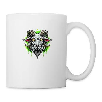 Ziege - Tasse - Weiß - Rechts