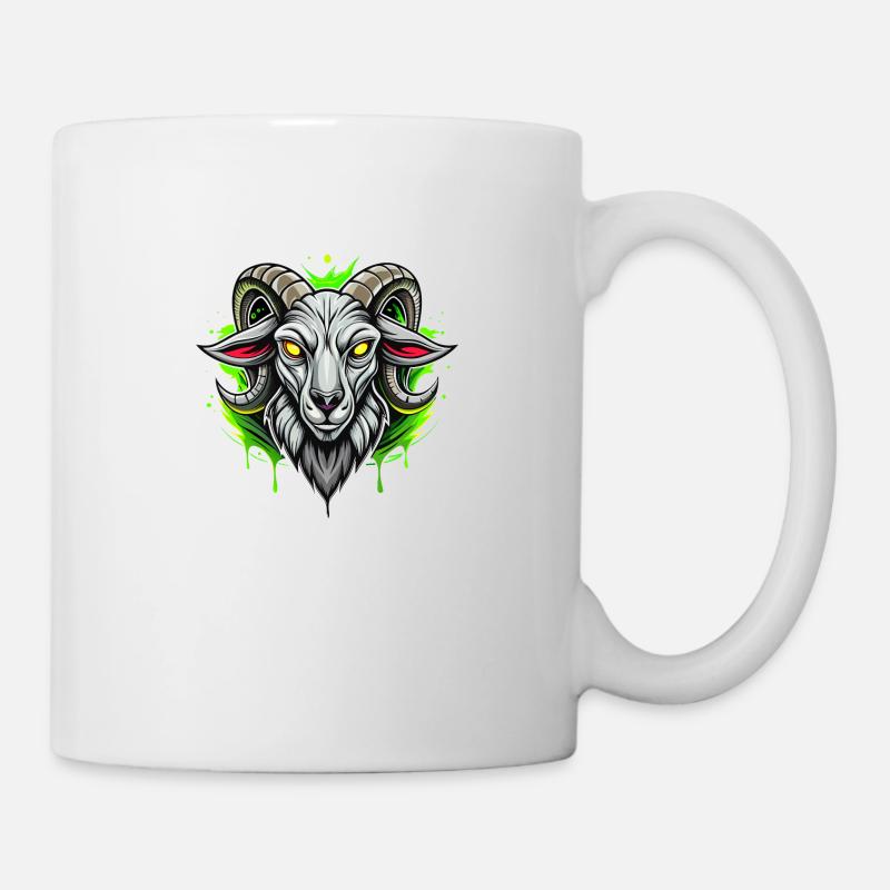 Chèvre - Mug blanc - blanc