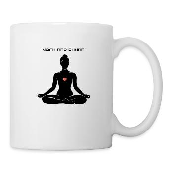 Mama Nach der Runde - Tasse - Weiß - Rechts