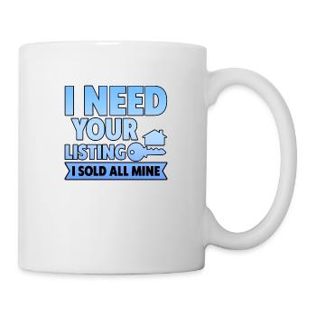 J’ai besoin de votre annonce, j’ai vendu tout le mien 4 - Mug blanc - blanc - Droite