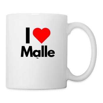 Malle I love Malle - Tasse - Weiß - Rechts