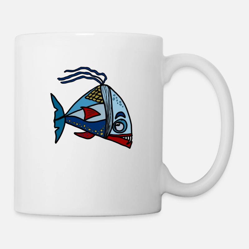 Fisch - Tasse - Weiß