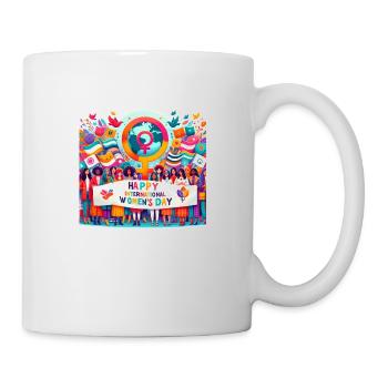 International womens day, 8 März - Tasse - Weiß - Rechts