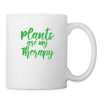 Plants Are My Therapy - Mug - white - Right