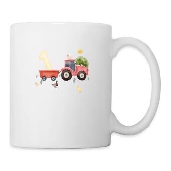 1. Jubiläum Landwirtschaft - Tasse - Weiß - Rechts