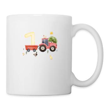 1. Jubiläum Landwirtschaft - Tasse - Weiß - Rechts