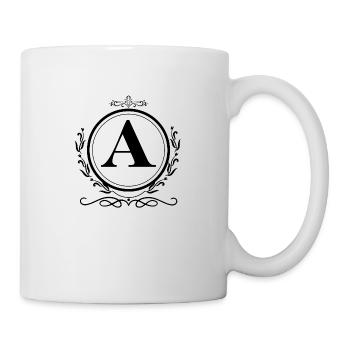 Letter A Decoration - Mug - white - Right
