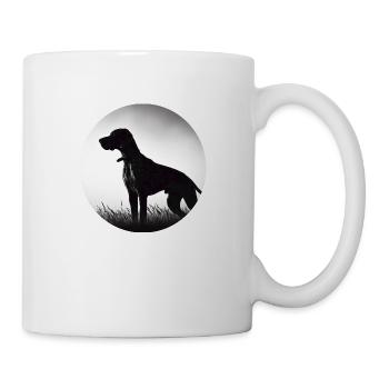 Deutsch Kurzhaar Vorstehhund - Tasse - Weiß - Rechts