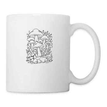 Mycètes - Mug blanc - blanc - Droite