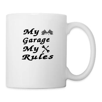 Garage - Tasse - Weiß - Rechts