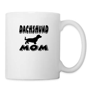 Dackel - Tasse - Weiß - Rechts