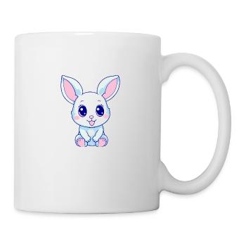 Hasenbaby - Tasse - Weiß - Rechts