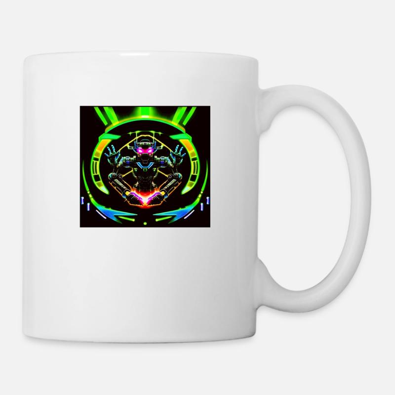art numérique - Mug blanc - blanc