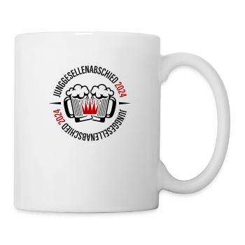 Junggesellenabschied 2024 Bier - Tasse - Weiß - Rechts