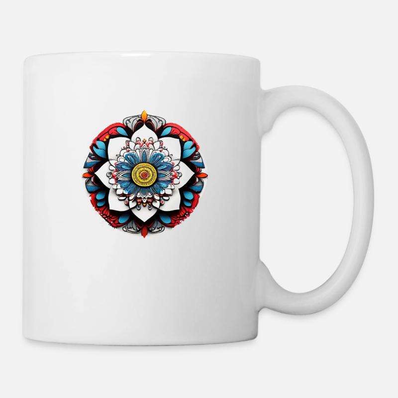 Mandala - Mug blanc - blanc