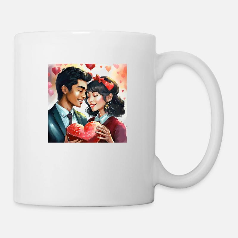 Romantisme - Mug blanc - blanc