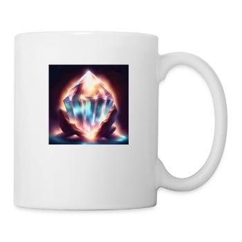 Klarer Kristall „Bergkristall“ - Tasse - Weiß - Rechts