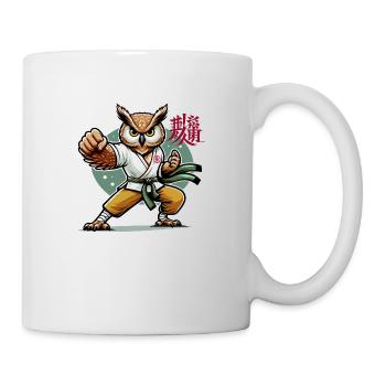 KUNG FU EULE - Tasse - Weiß - Rechts