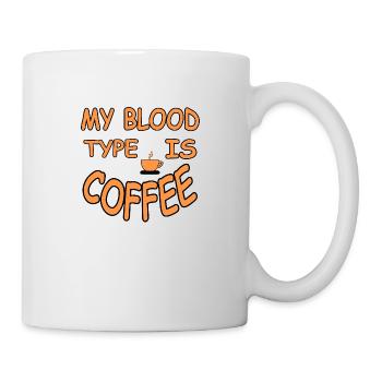 Kaffee - Tasse - Weiß - Rechts