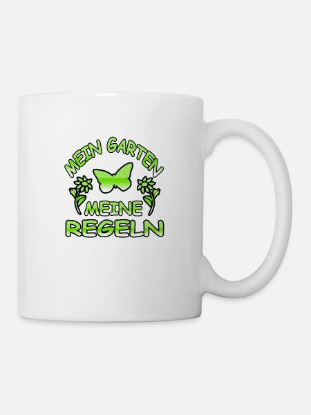 Garten - Tasse - Weiß