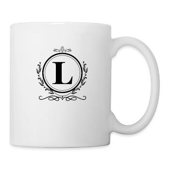Letter L Decoration - Mug - white - Right