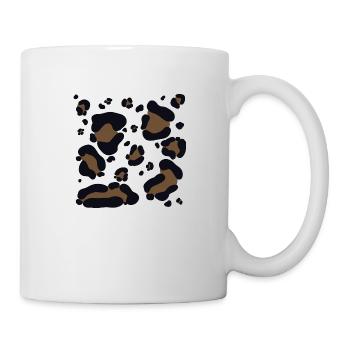 Léopard - Mug blanc - blanc - Droite