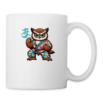 KUNG FU EULE 3 - Tasse - Weiß - Rechts