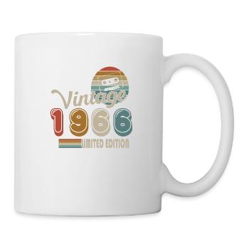 1966 Anniversaire Né en 1966 Millésime Rétro 58 an - Mug blanc - blanc - Droite
