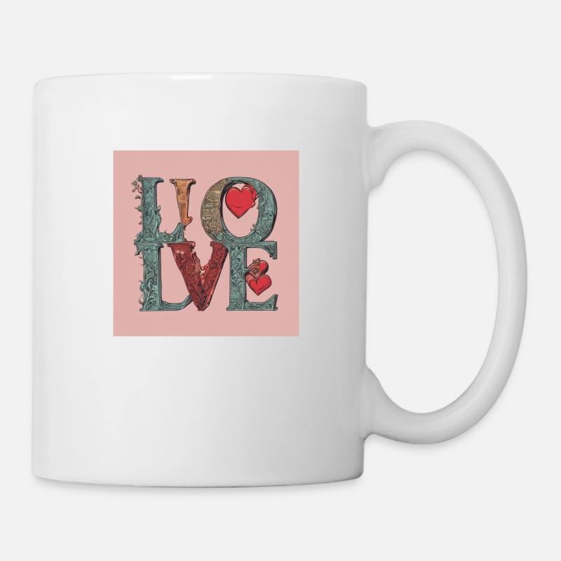 2024 Amour Mode Élégance - Mug blanc - blanc