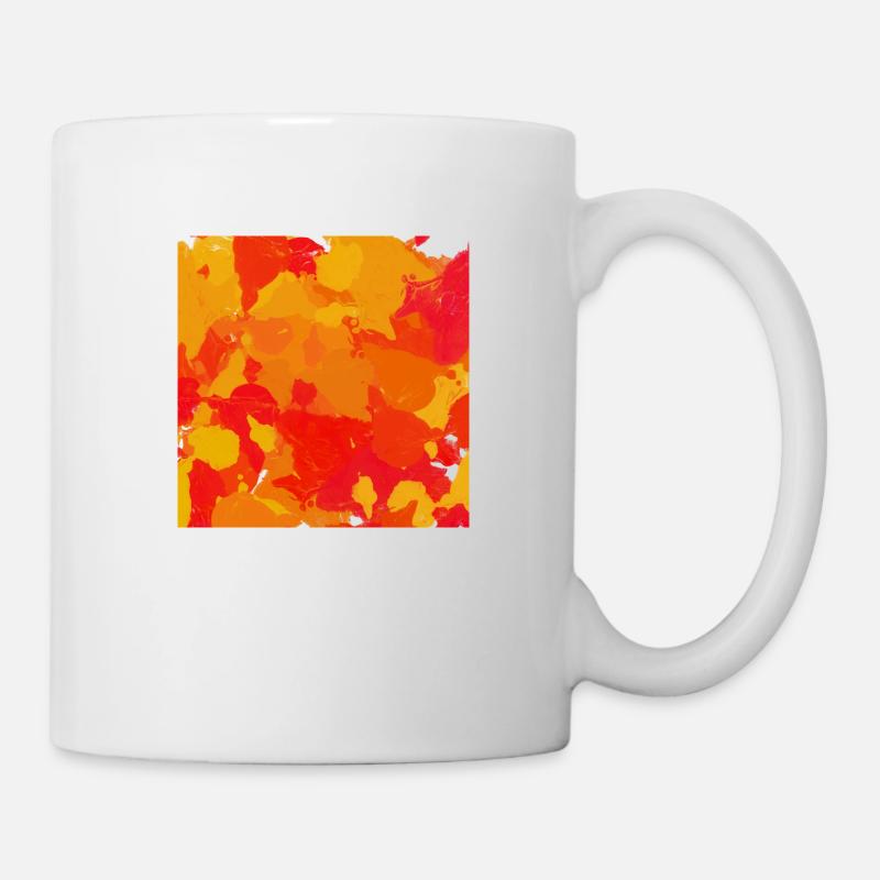 Des taches de couleur - Mug blanc - blanc