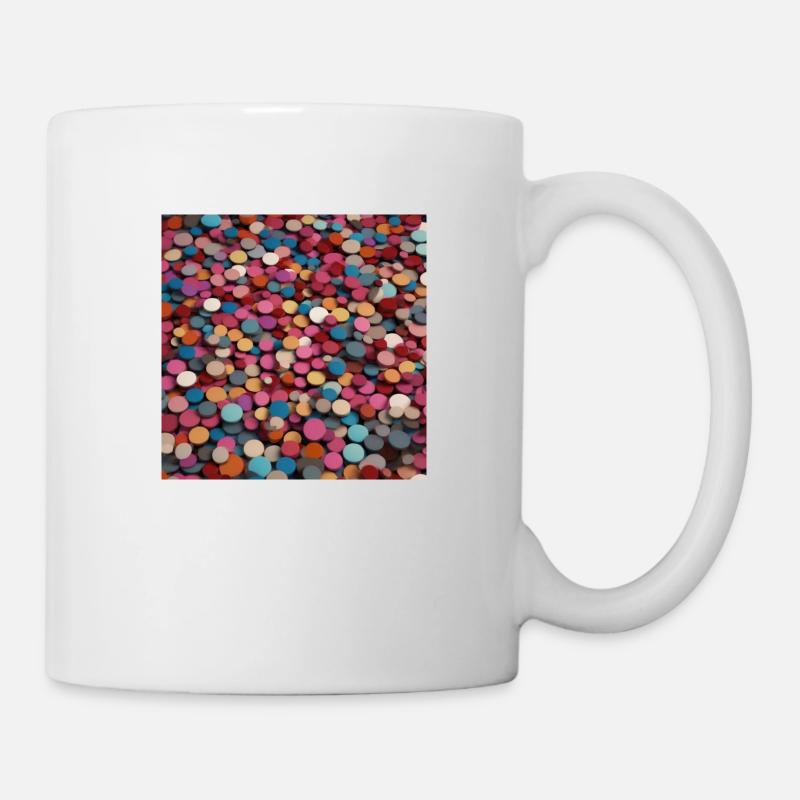 Bunte Chips 2 - Tasse - Weiß
