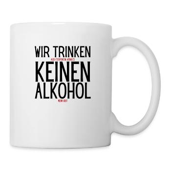 Alkoholfrei? Schau zweimal hin! - Tasse - Weiß - Rechts
