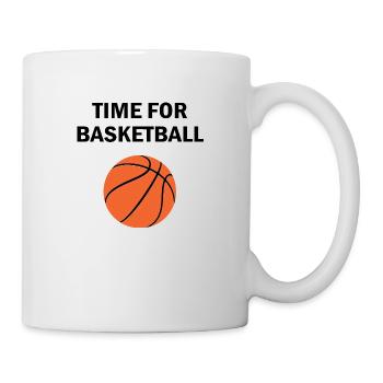 Basket-ball - Mug blanc - blanc - Droite