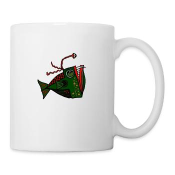 fisch - Tasse - Weiß - Rechts
