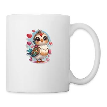 Bird Sweet Hearts - Mug - white - Right