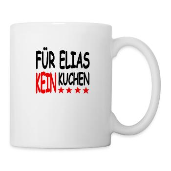 Kuchen - Tasse - Weiß - Rechts