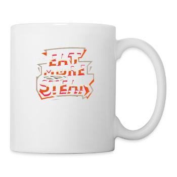 Eat More Steak 16 - Mug - white - Right