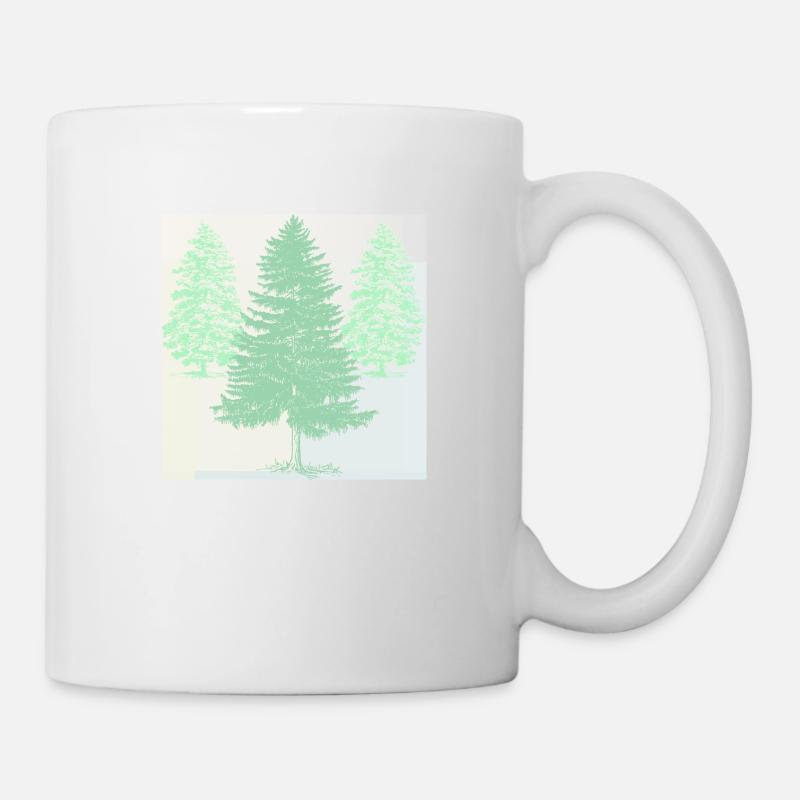 Pins aux couleurs pastel. - Mug blanc - blanc