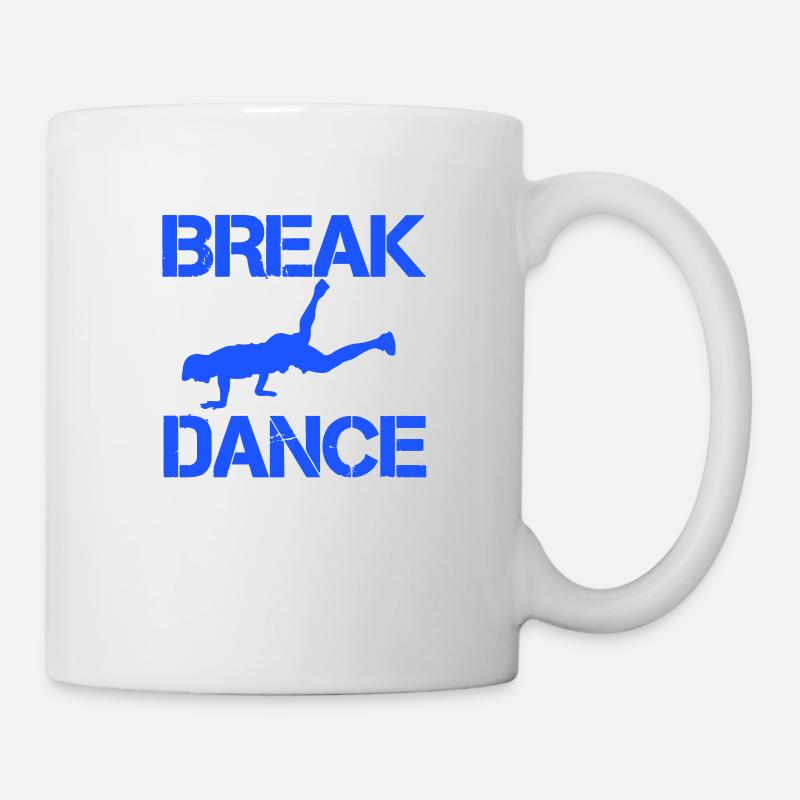 breakdance - Tasse - Weiß