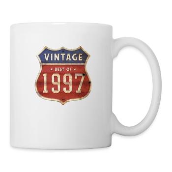 27 ans vintage 1997 édition limitée 27ème - Mug blanc - blanc - Droite