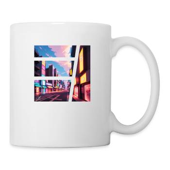 Asia City - Mug blanc - blanc - Droite