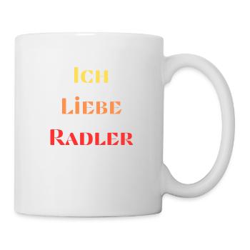 ICH LIEBE RADLER - Tasse - Weiß - Rechts