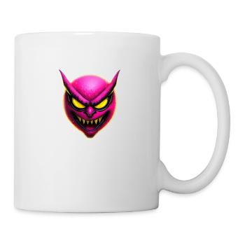 Pink Nasty Smilie - Mug - white - Right